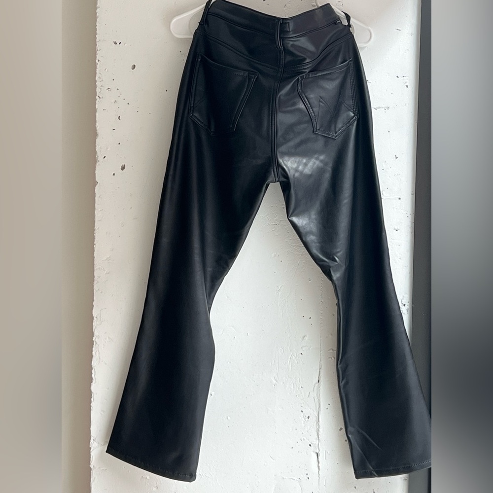 Mother Denim - The Insider Ankle 
Faux Show Vegan Leather - 29